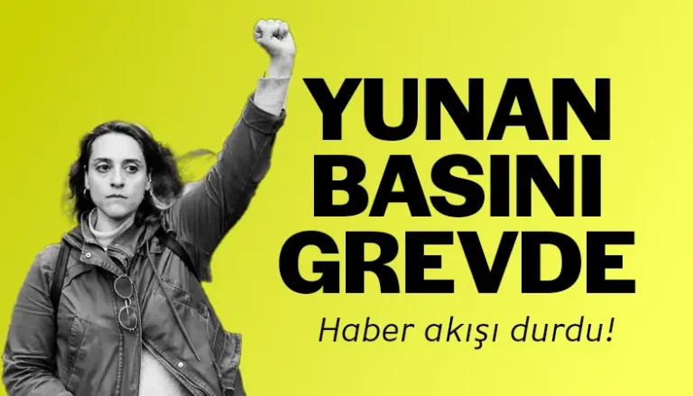 Yunan Gazeteciler Grevde
